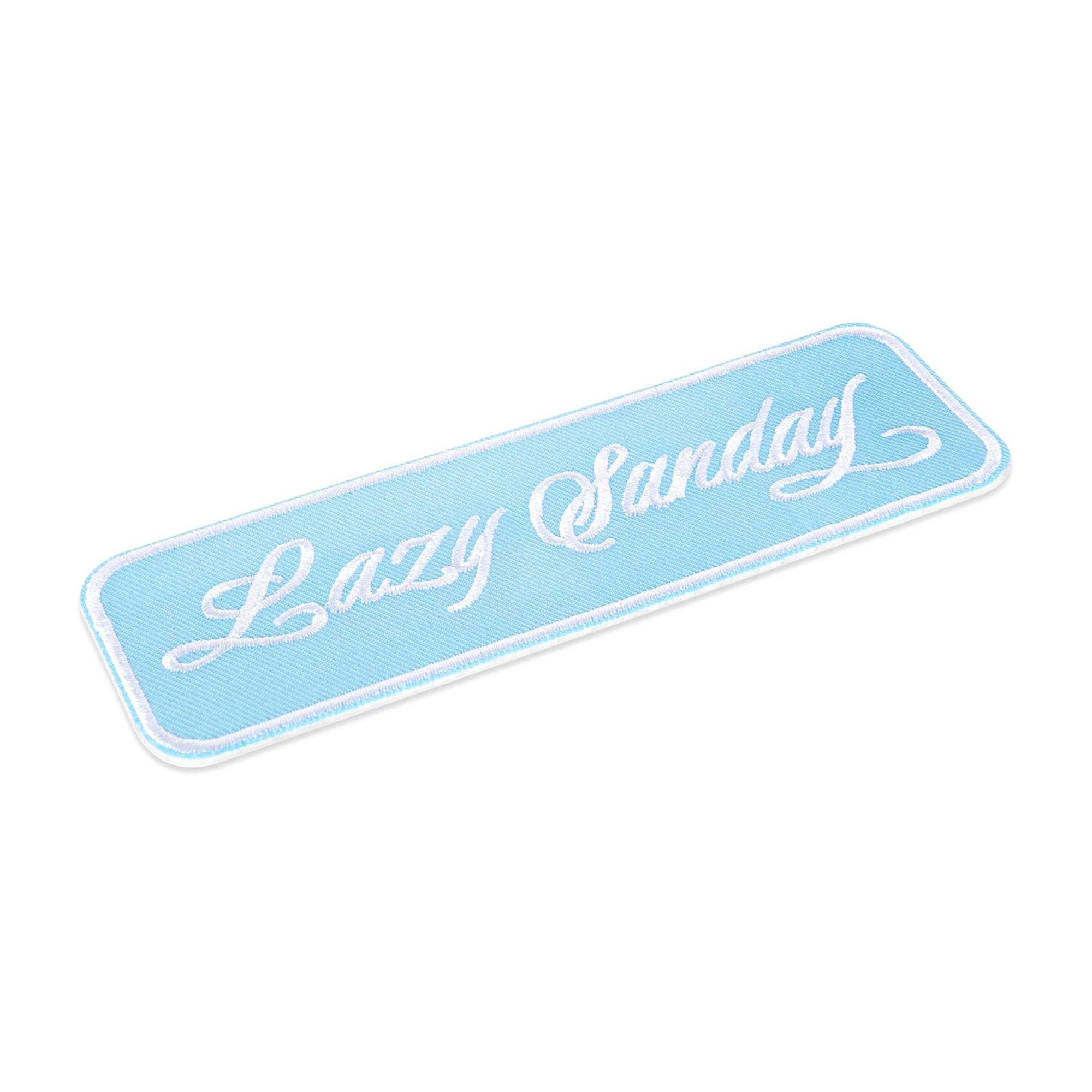 Summer Lazy Sunday Iron-On & Adhesive Embroidered Patch by Make Market®